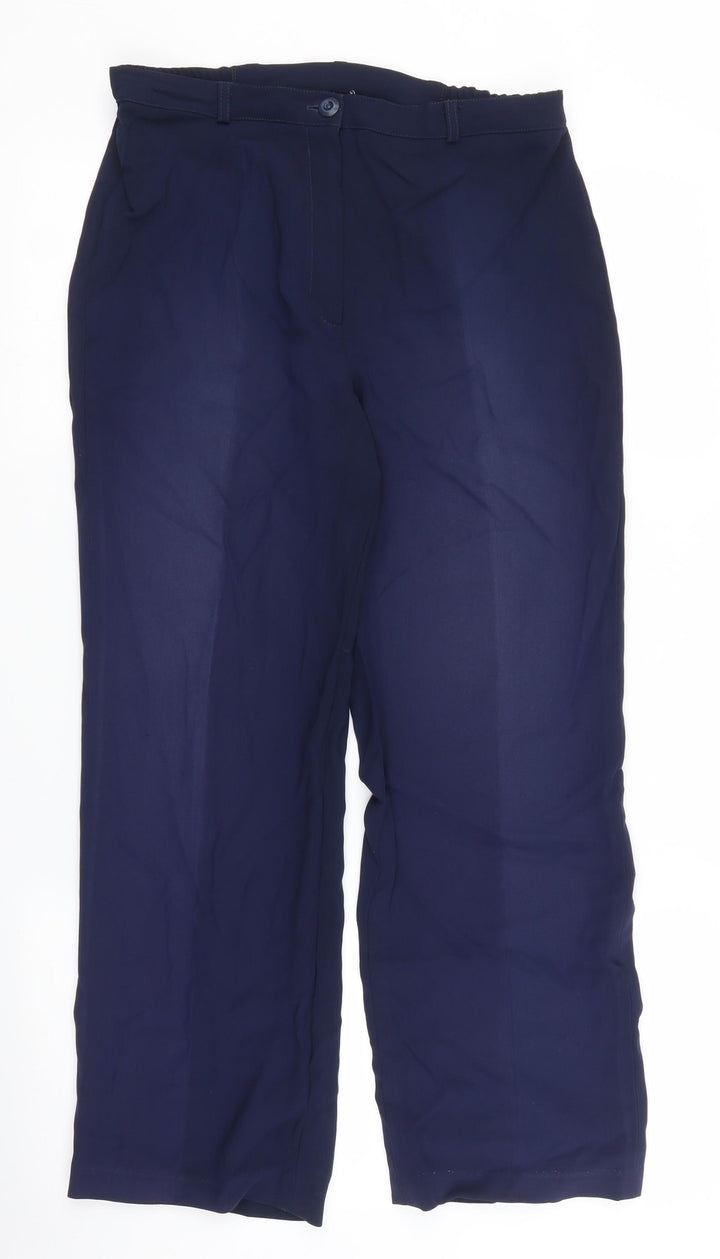 Debenhams Womens Blue Bloomer Trousers Size 10 L25 in