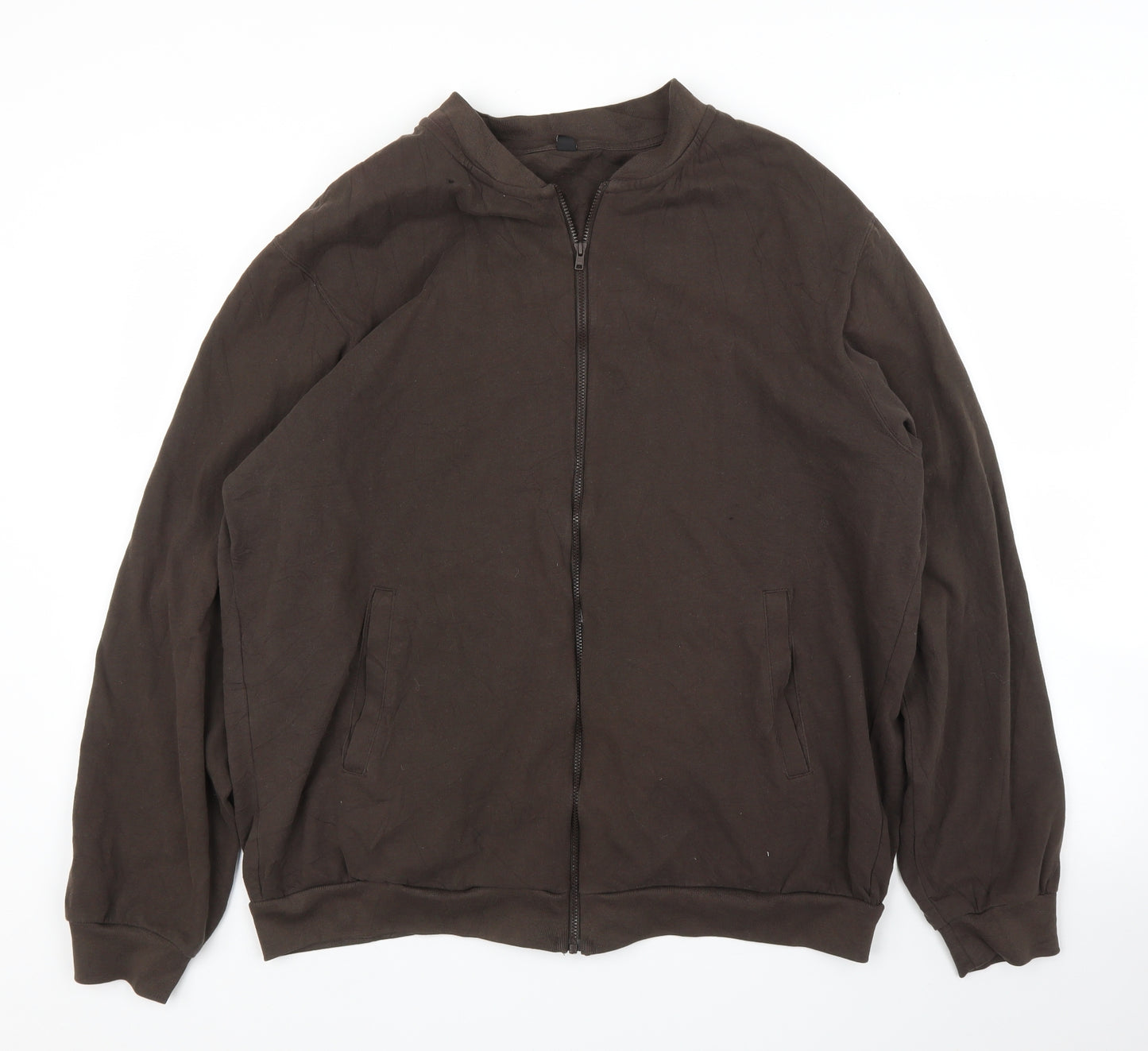 Uniqlo Mens Brown   Full Zip Jumper Size XL