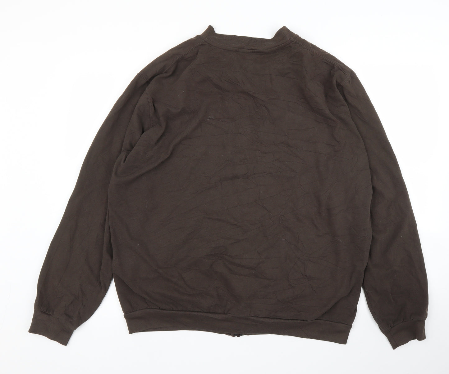 Uniqlo Mens Brown   Full Zip Jumper Size XL