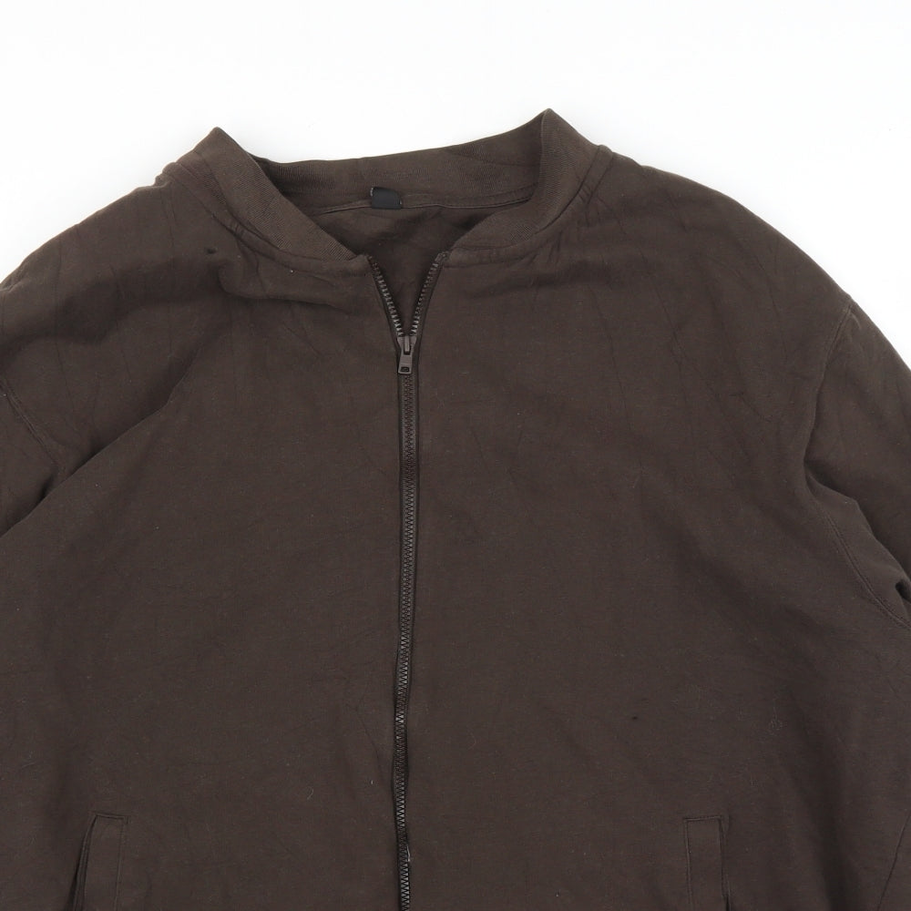 Uniqlo Mens Brown   Full Zip Jumper Size XL