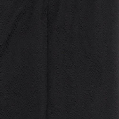 River Island Womens Black Herringbone  Carrot Trousers Size S L28 in