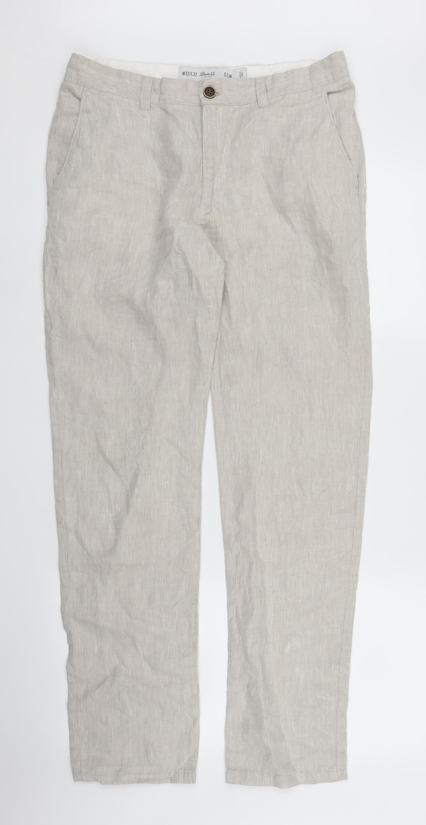 Primark Mens Beige   Trousers  Size 32 in L32 in