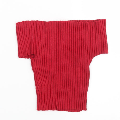 Missguided Womens Red   Basic Blouse Size S
