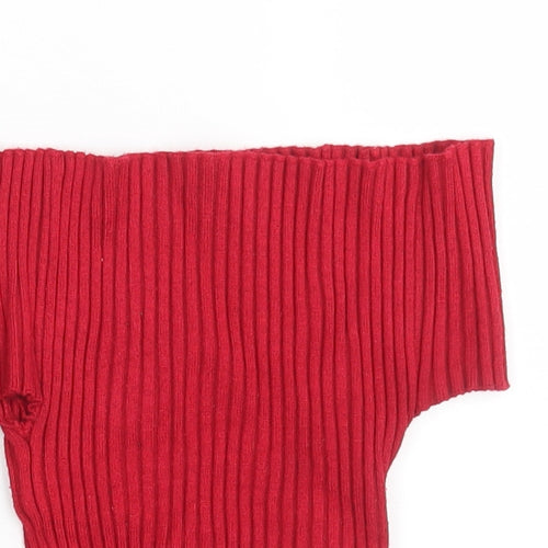 Missguided Womens Red   Basic Blouse Size S