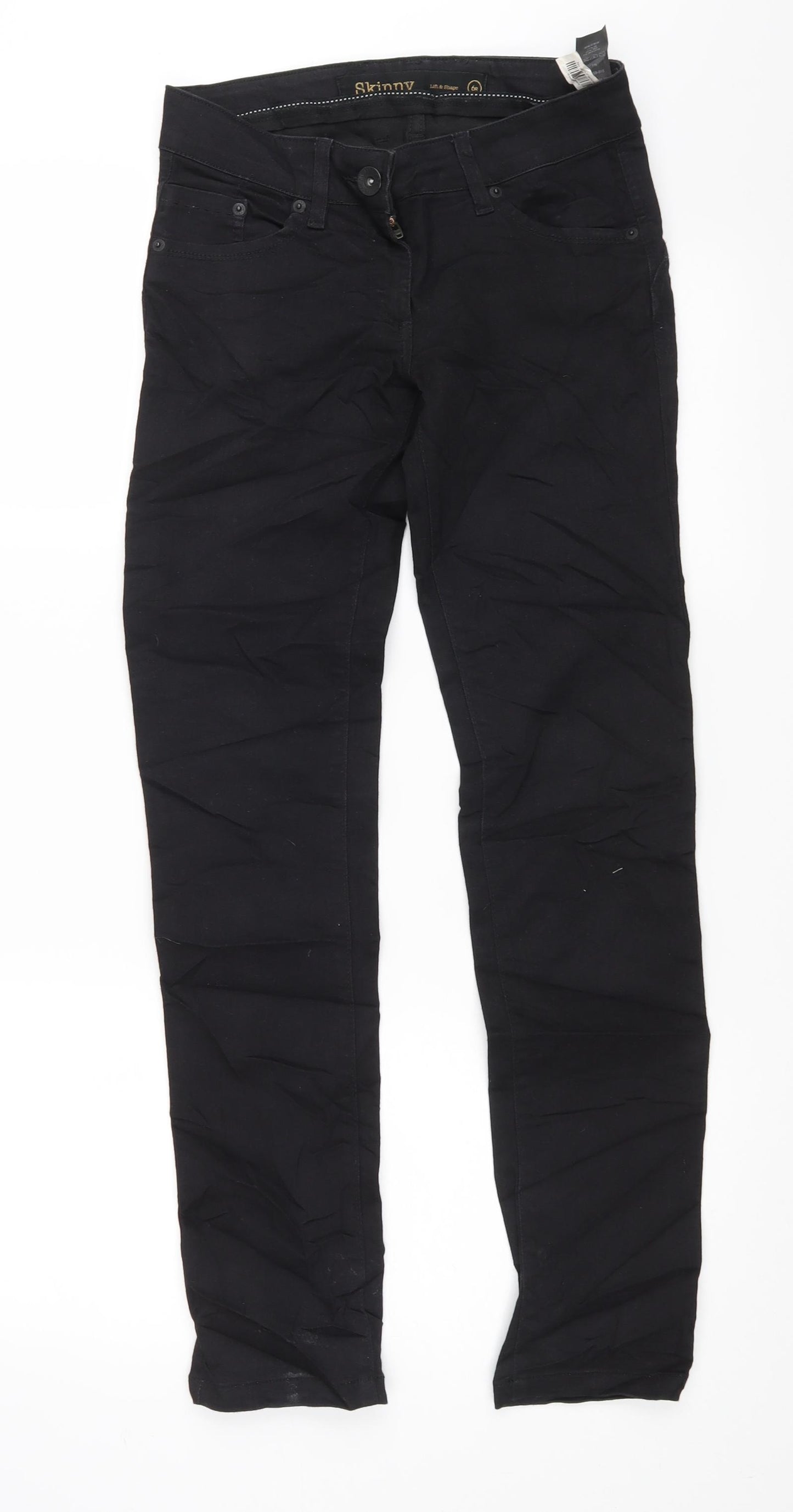 NEXT Womens Black   Skinny Jeans Size 6 L30 in