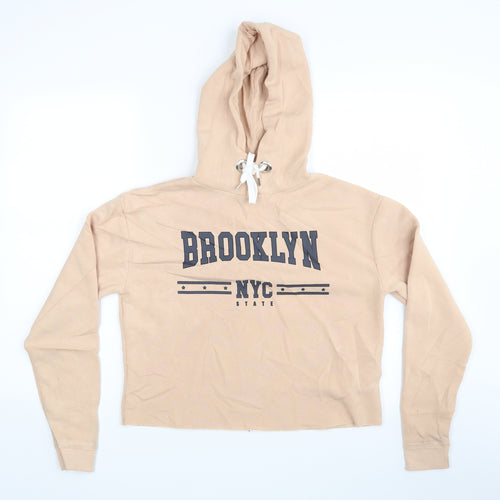 Primark Womens Beige   Pullover Hoodie Size S