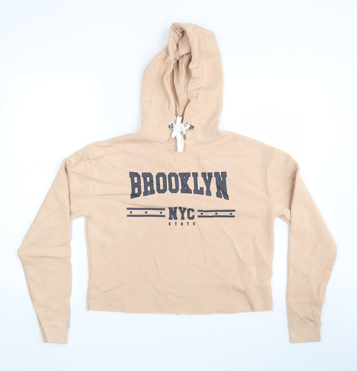 Primark Womens Beige   Pullover Hoodie Size S