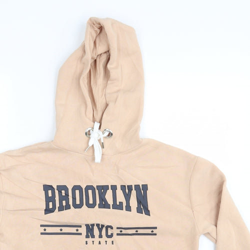 Primark Womens Beige   Pullover Hoodie Size S