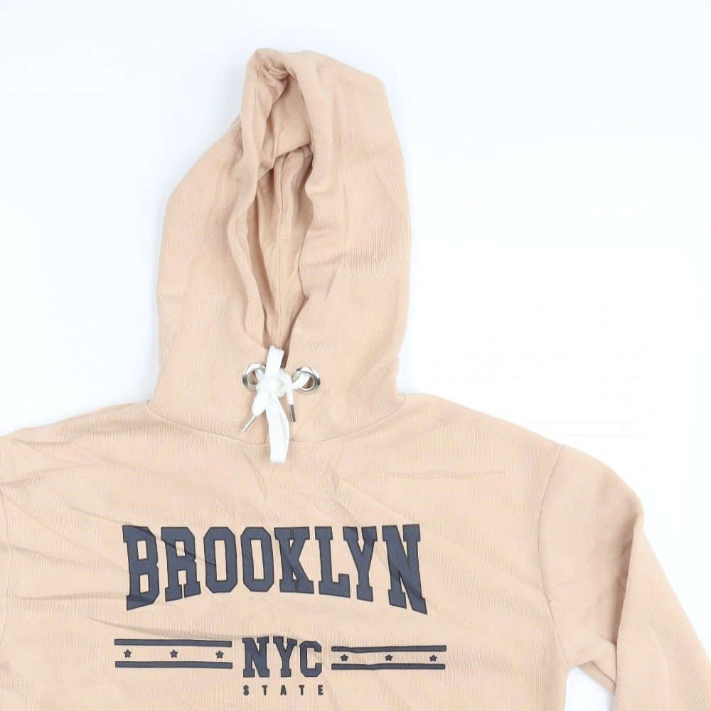 Primark Womens Beige   Pullover Hoodie Size S
