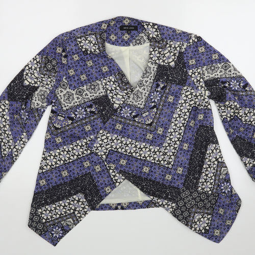 New Look Womens Blue Floral  Jacket  Size 10
