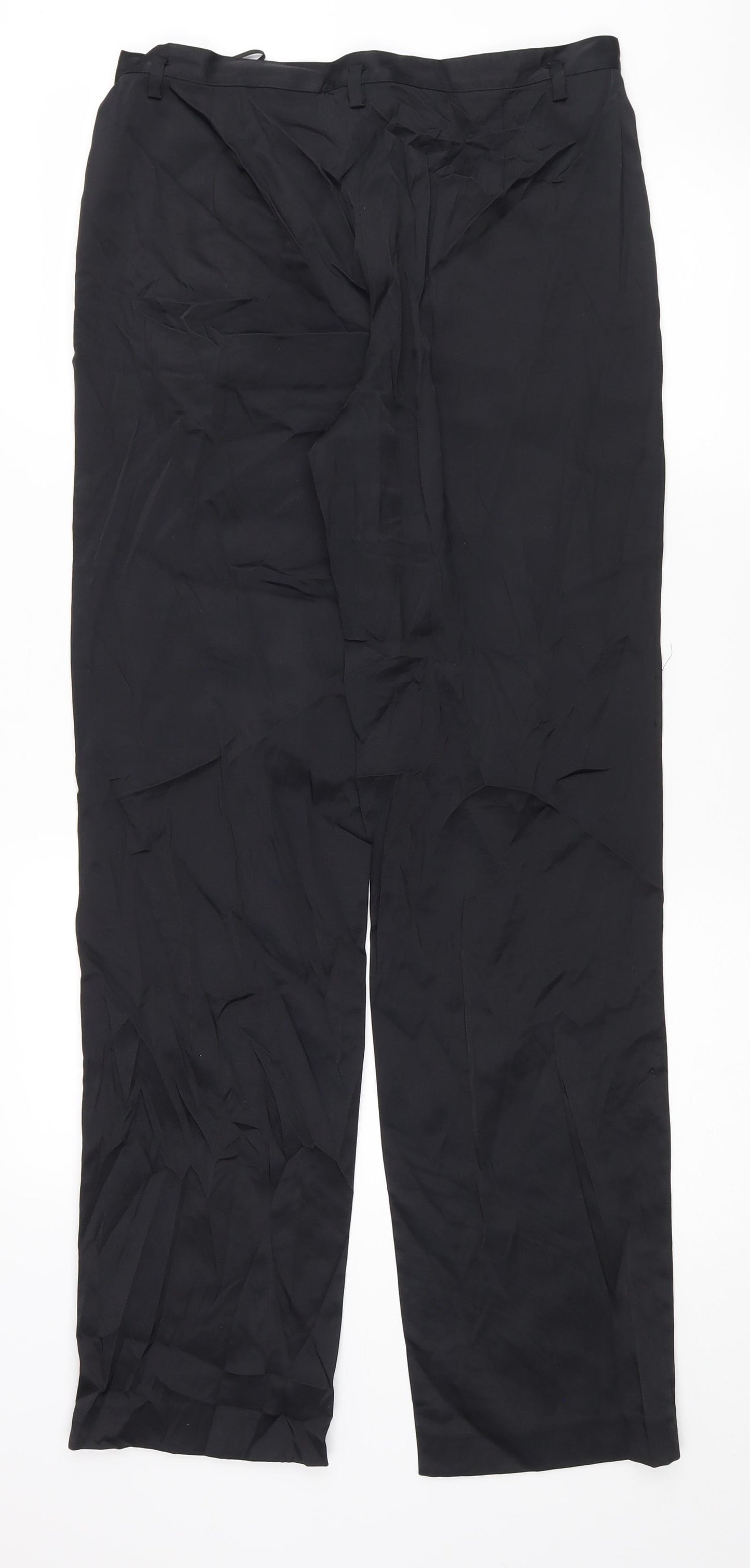 Episode Womens Black   Trousers  Size 10 L32 in