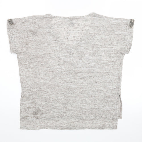 Atmosphere Womens Grey   Basic T-Shirt Size 12
