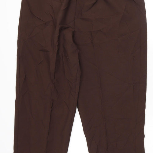 Preworn Womens Brown   Sweatpants Trousers Size 24 L28 in