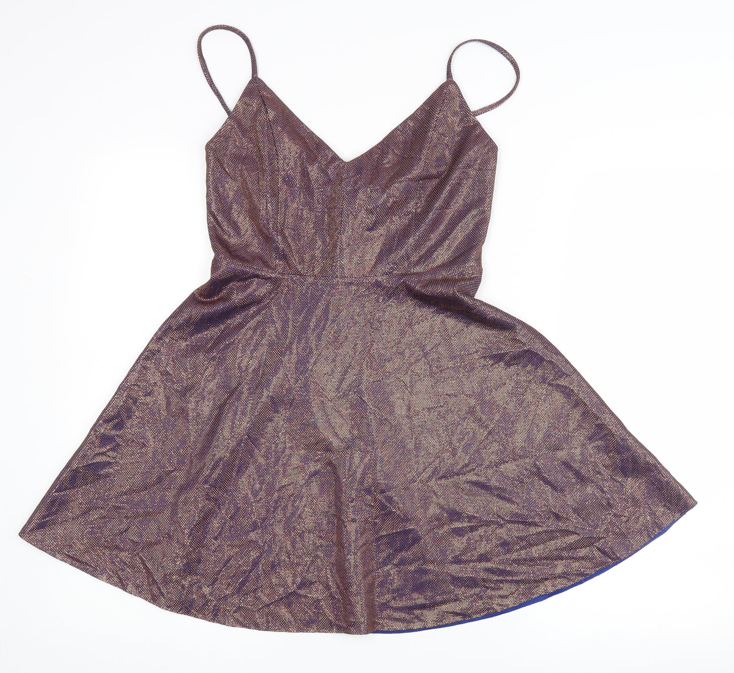 Urban Outfitters Womens Brown   Skater Dress  Size S