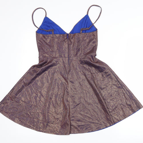 Urban Outfitters Womens Brown   Skater Dress  Size S
