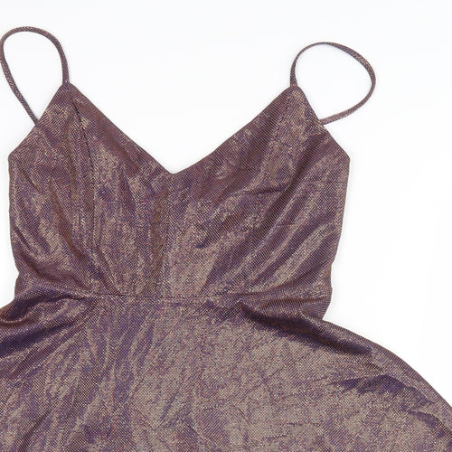 Urban Outfitters Womens Brown   Skater Dress  Size S