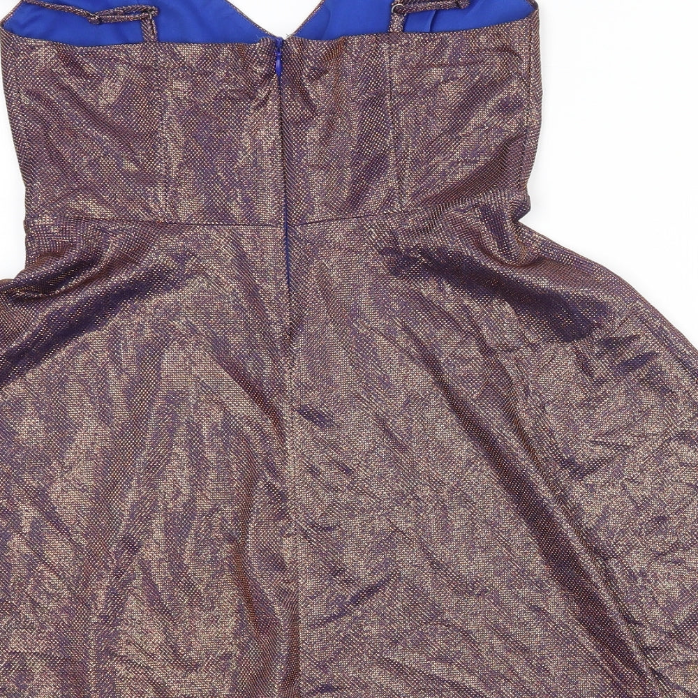 Urban Outfitters Womens Brown   Skater Dress  Size S