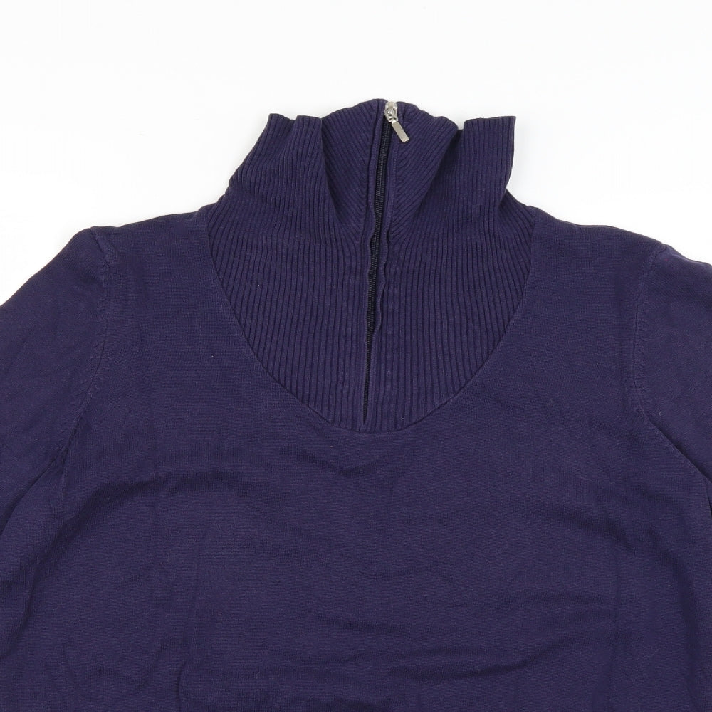 Preworn Womens Purple   Pullover Jumper Size 16