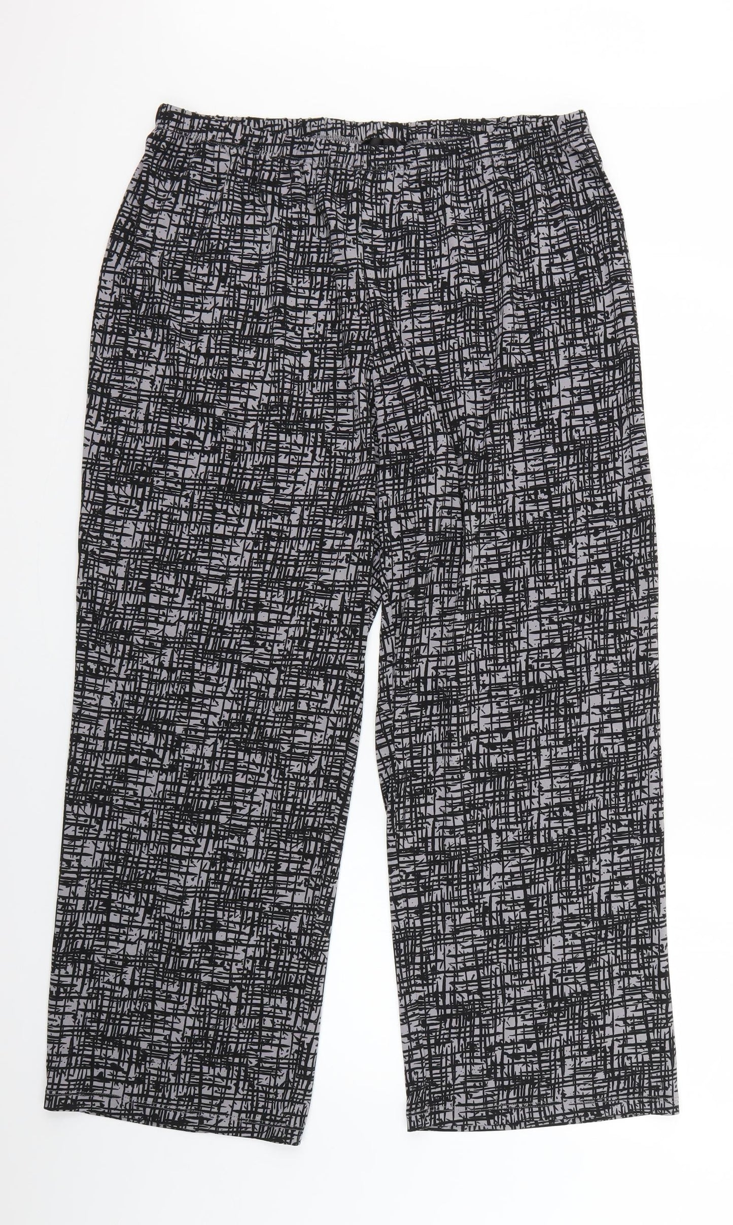 Antthony Womens Multicoloured Geometric  Trousers  Size XL L26 in