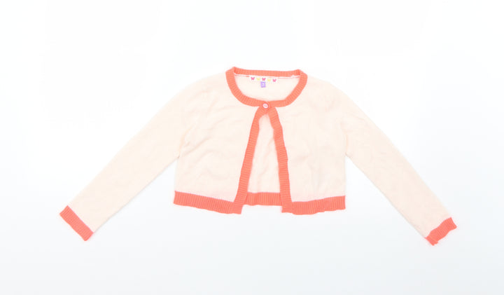 John Lewis Girls Multicoloured   Cape Jumper Size 6-7 Years