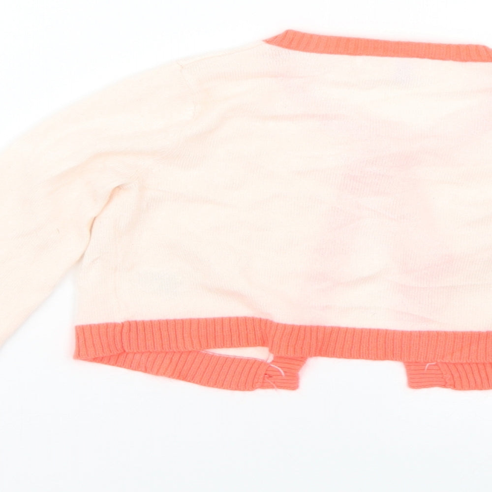 John Lewis Girls Multicoloured   Cape Jumper Size 6-7 Years
