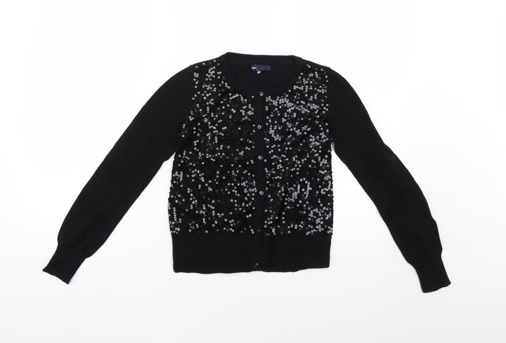 Gap Girls Black   Cape Jumper Size 10-11 Years