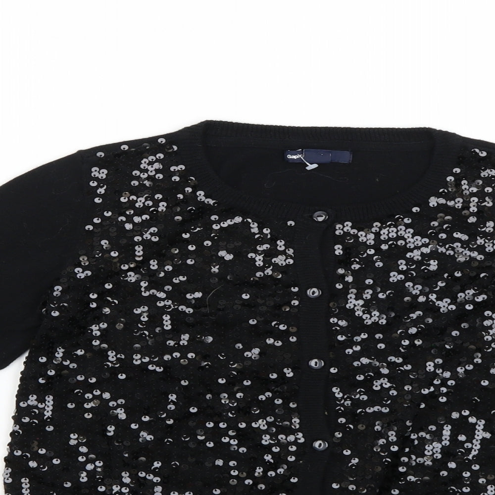 Gap Girls Black   Cape Jumper Size 10-11 Years