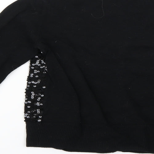 Gap Girls Black   Cape Jumper Size 10-11 Years