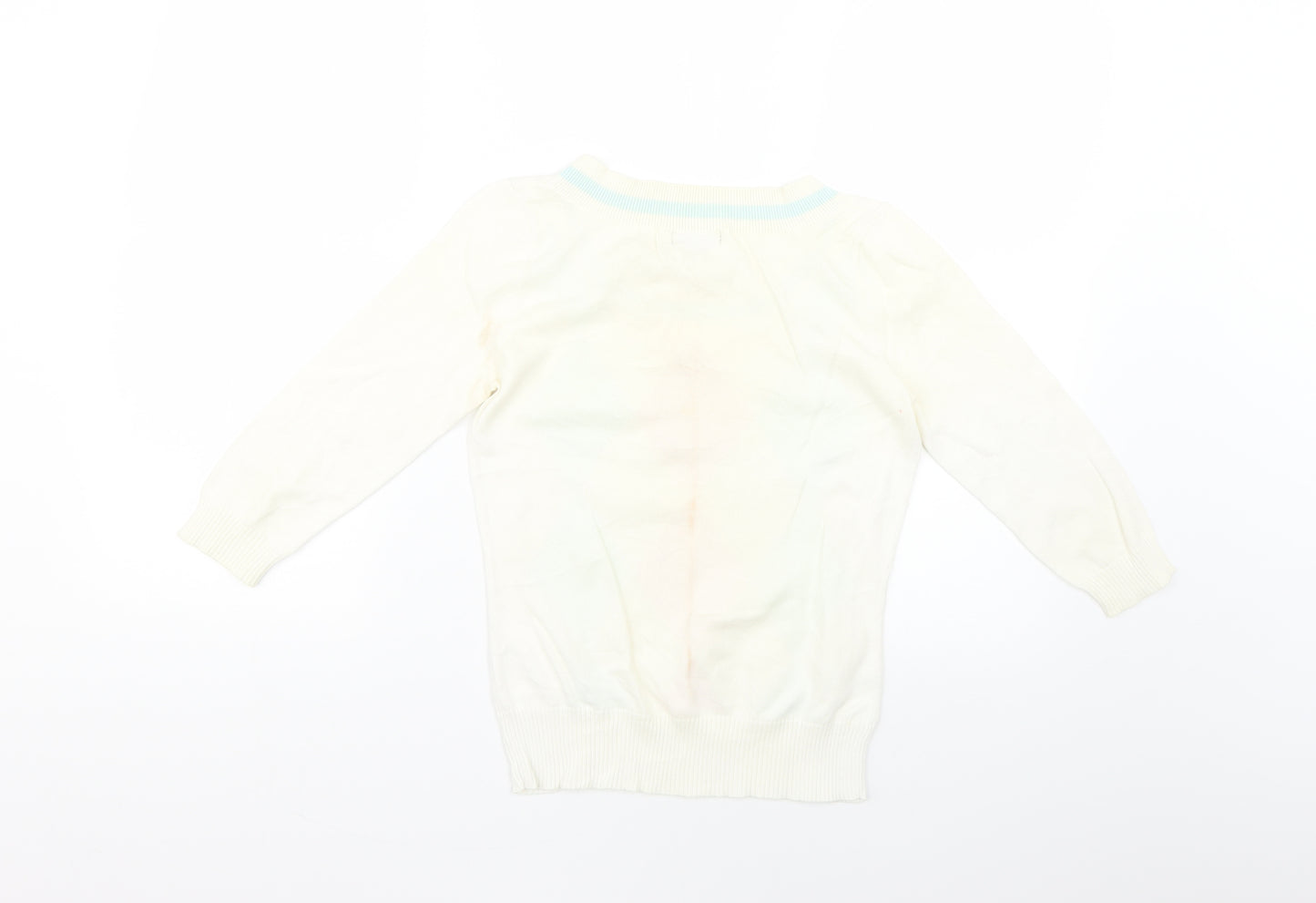 Bossini Womens Multicoloured Argyle/Diamond  Pullover Jumper Size XS