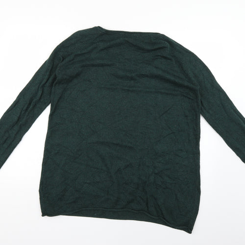 H&M Womens Green   Pullover Jumper Size S