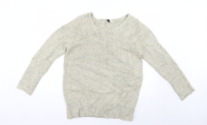 H&M Womens Multicoloured Argyle/Diamond Pullover Jumper Size 12