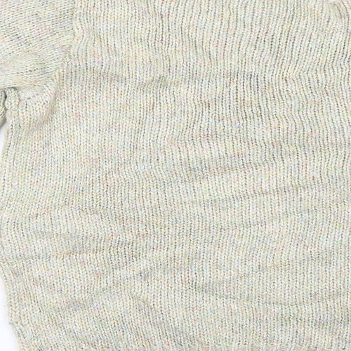 H&M Womens Multicoloured Argyle/Diamond  Pullover Jumper Size 12