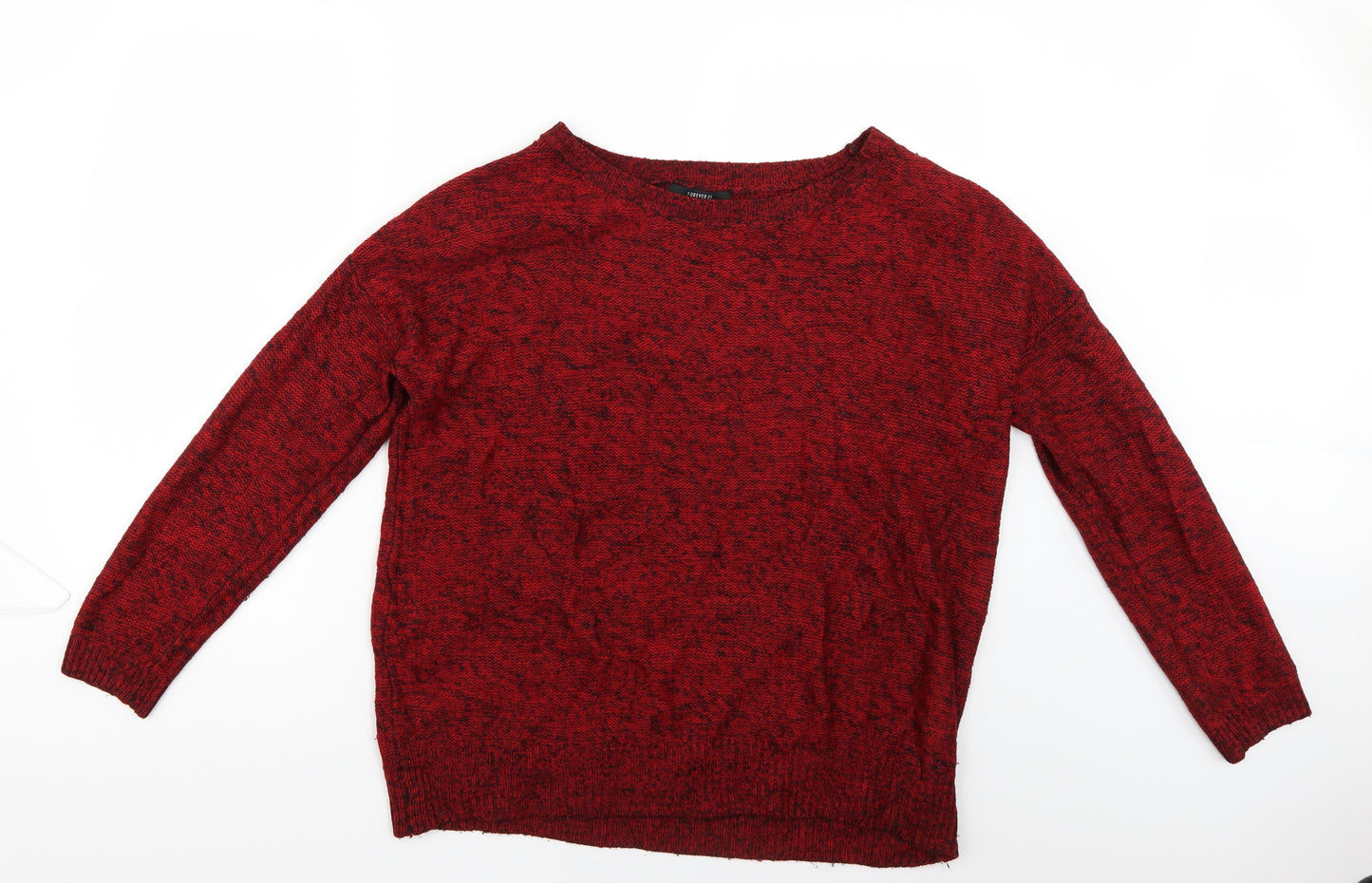 forever21 Womens Red   Pullover Jumper Size M