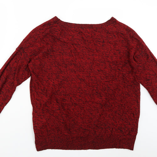 forever21 Womens Red   Pullover Jumper Size M