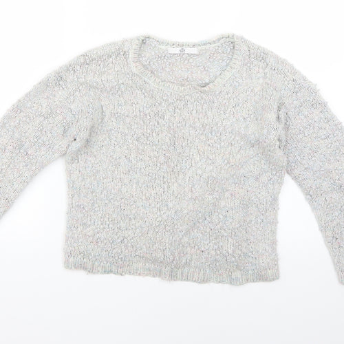 Marks and Spencer Girls Grey   Pullover Jumper Size 13-14 Years