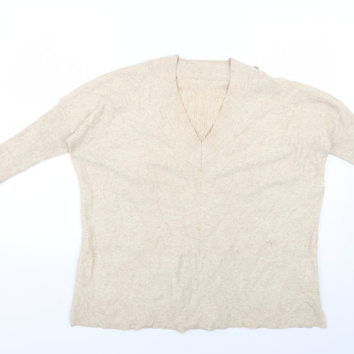 River Island Womens Beige   Pullover Jumper Size 6
