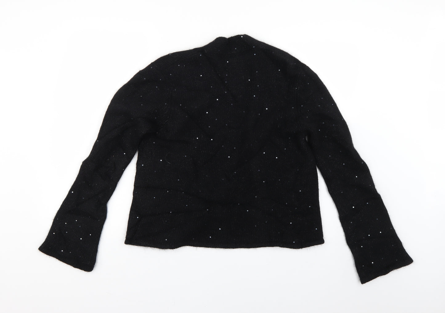 Marks and Spencer Womens Black   Cape Jumper Size 14