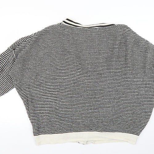Cooperative Womens Beige Argyle/Diamond  Cape Jumper Size M