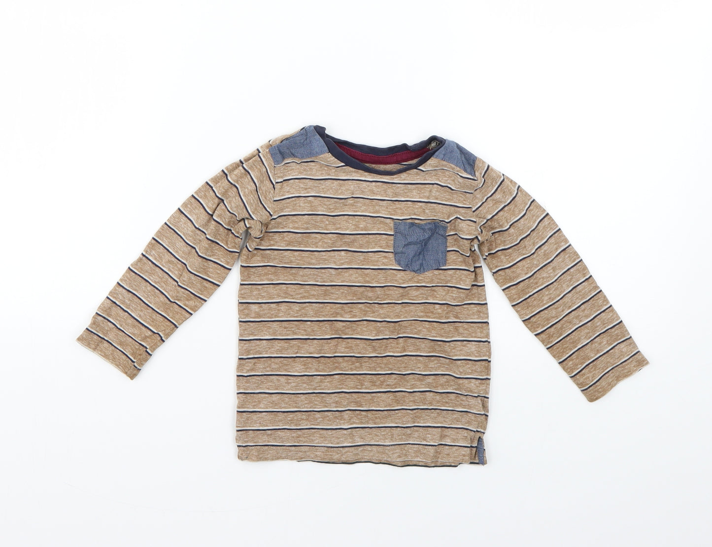 Matalan Baby Multicoloured Striped   Polo Size 12-18 Months