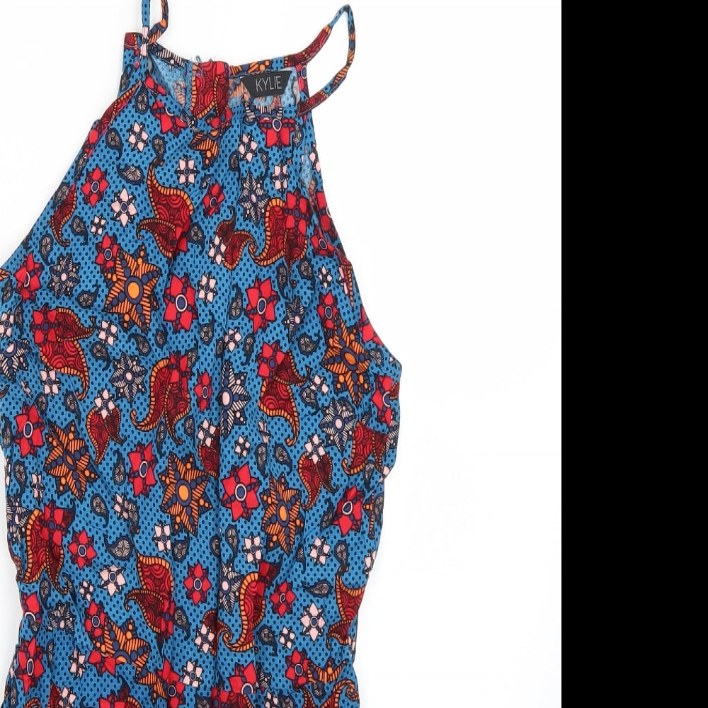 M&Co Girls Multicoloured Geometric  Playsuit One-Piece Size 12 Years