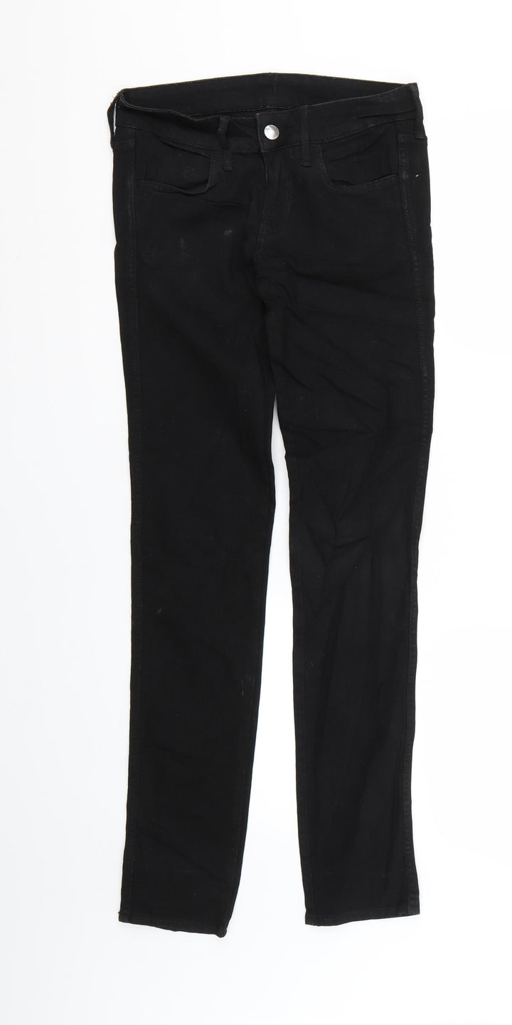 Denim Mens Black Skinny Jeans Size 30 L26 in