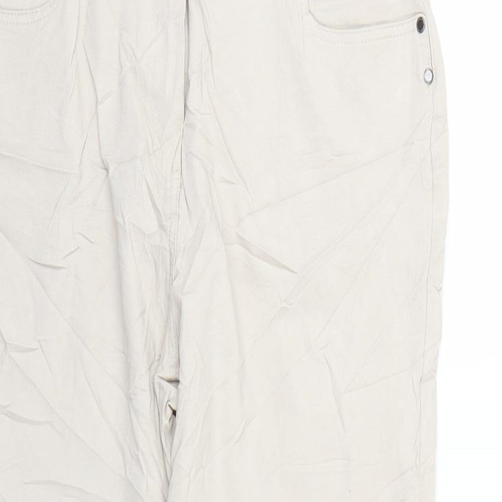 Debenhams Womens Beige   Trousers  Size 16 L27 in