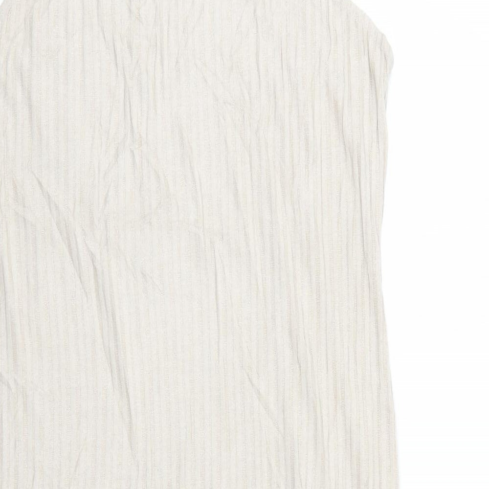H&M Womens Beige   Bodycon  Size L