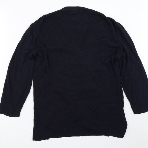St Bernard Womens Blue   Cardigan Jumper Size 14