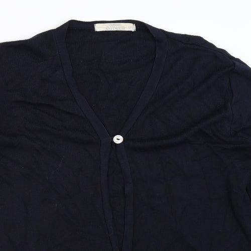 St Bernard Womens Blue   Cardigan Jumper Size 14