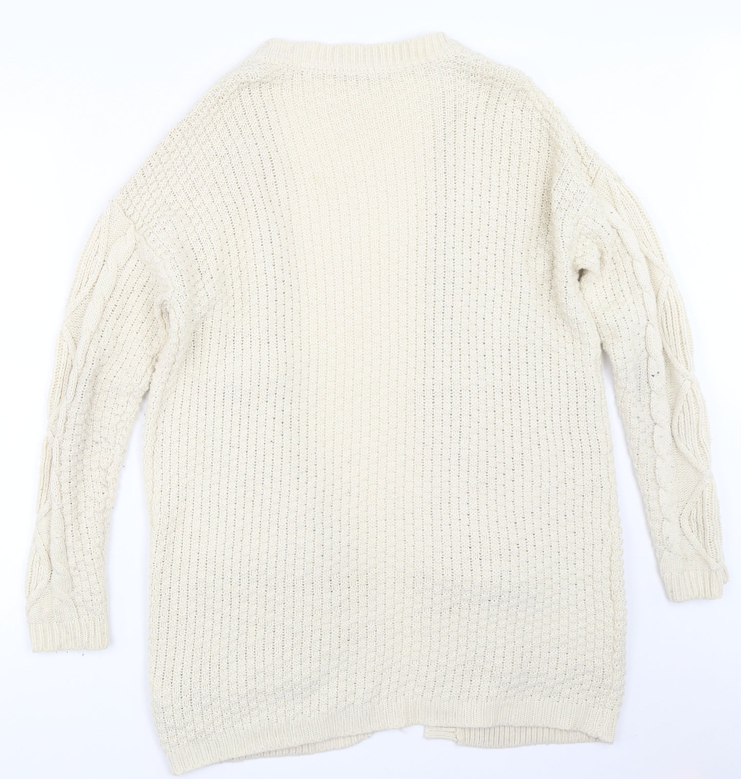 FOREVER 21 Womens Beige   Cardigan Jumper Size M