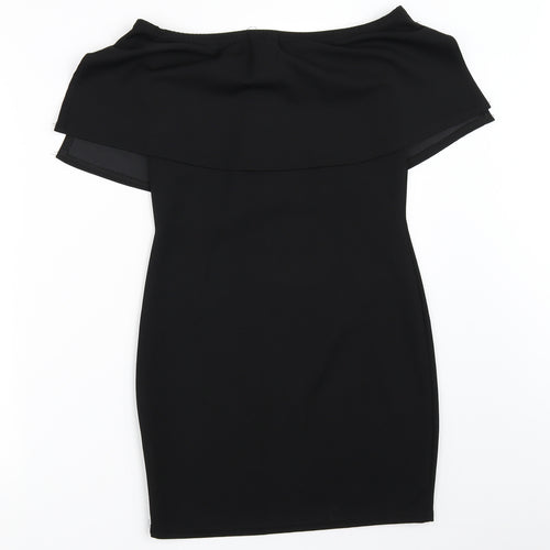 PRETTYLITTLETHING Womens Black   Bodycon  Size 10