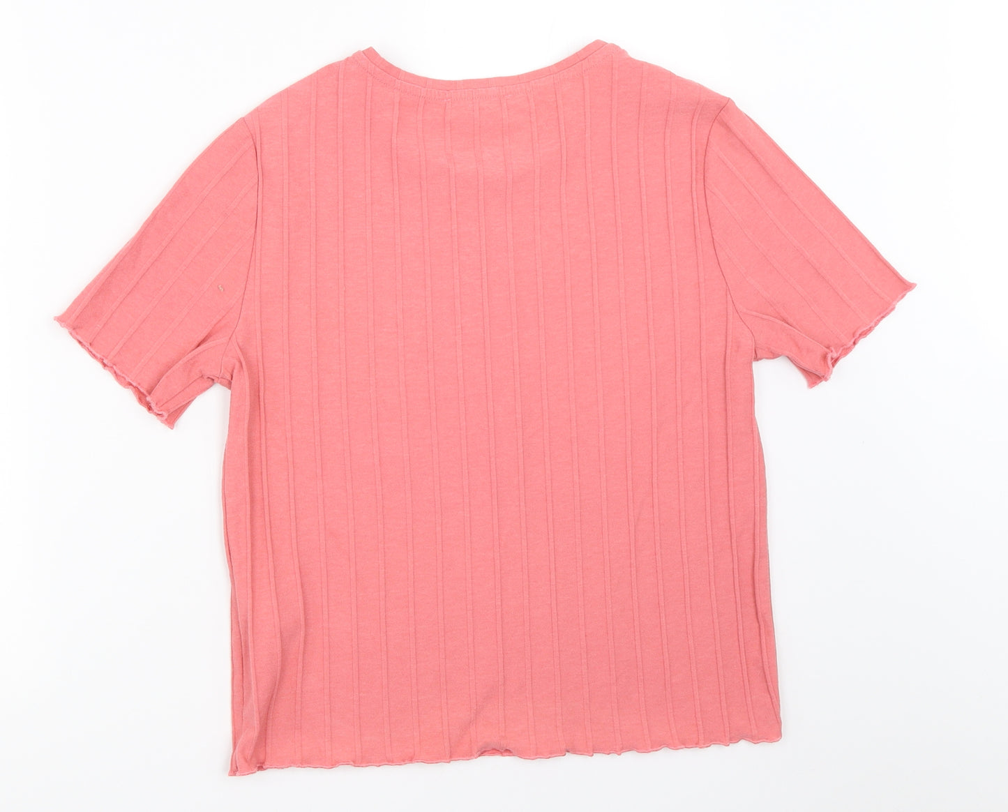 Red Herring Womens Pink   Basic T-Shirt Size 14