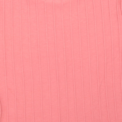Red Herring Womens Pink   Basic T-Shirt Size 14