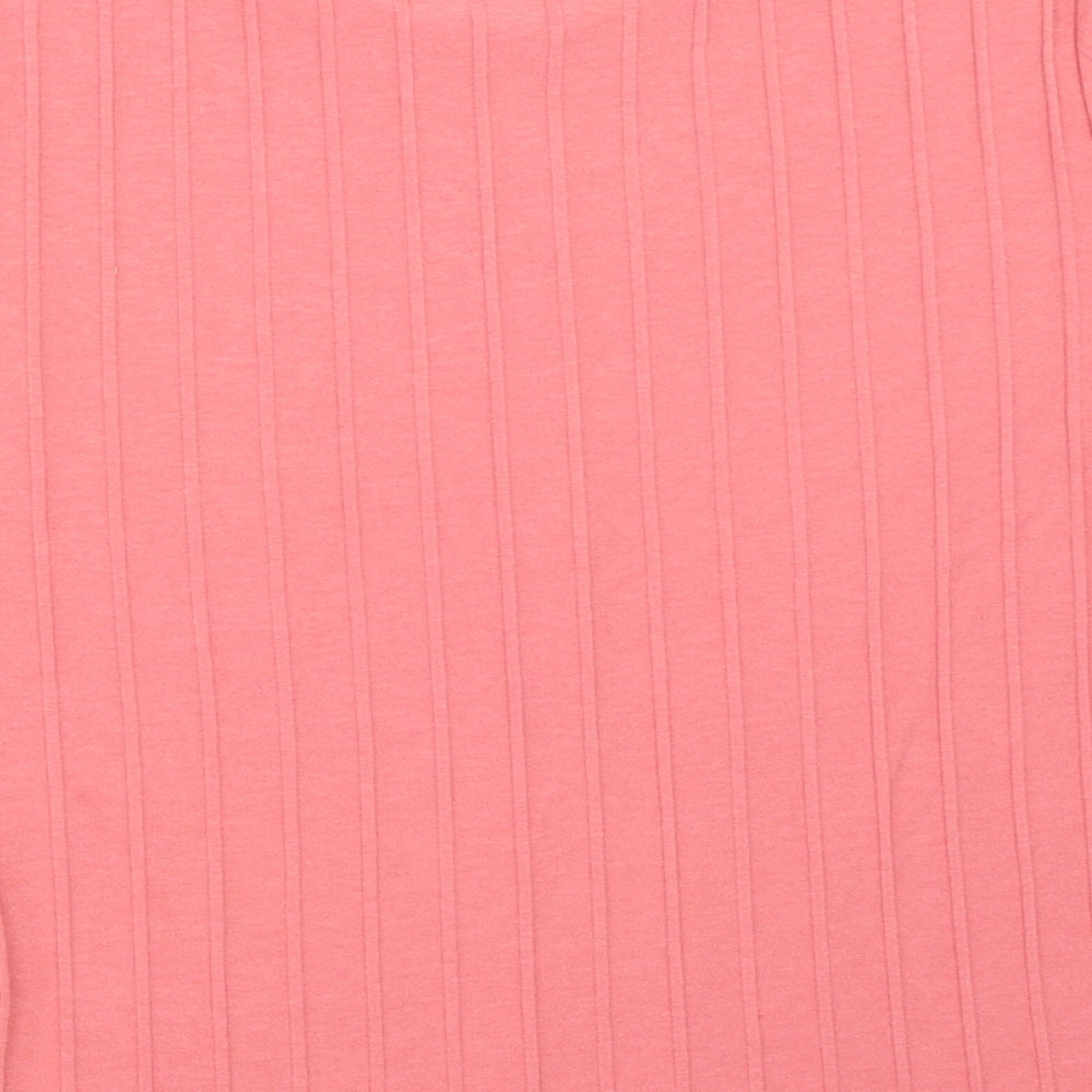 Red Herring Womens Pink   Basic T-Shirt Size 14
